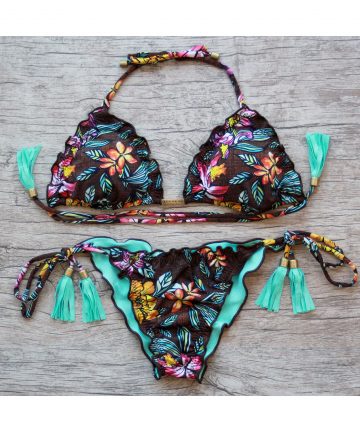 Biquíni Ripple Tropical Brown