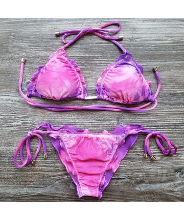 Biquíni Ripple Tie Dye Pink & Purple
